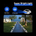 [16 Pack] Solar Driveway Lights Blue 16 - Pack Solar Powered Deck Light Lamp Outdoor Road - Battery Mate