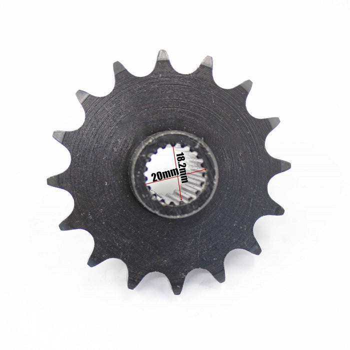 16T Teeth Front Sprocket Cog 530 Chain GY6 125cc 150cc Quad Dirt Bike ATV Buggy - Battery Mate