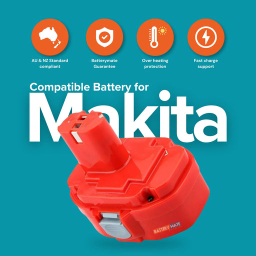 18v Battery for Makita 1822 1823 1833 1834 1835 1835F PA18 4334D | PA18 - Battery Mate