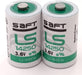 2 Pack | 3.6V 1/2 AA Lithium Battery 1.2Ah, Saft LS14250, R6 Li - SOCl2 - Battery Mate