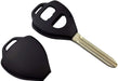 [2 Pack] Compatible With Toyota Rav4 Corolla Camry Prado 2 Button Remote Key Shell - Battery Mate