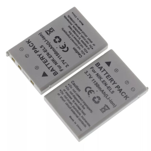 2 pack | EN - EL5 Battery for Nikon Coolpix P80 P90 P100 P500 P510 P520 P530 - Battery Mate