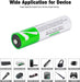 [2 Pack] USB AAA Lithium ion Rechargeable Battery, 1.5V 750mWh Rechargeable AAA Battery - Battery Mate