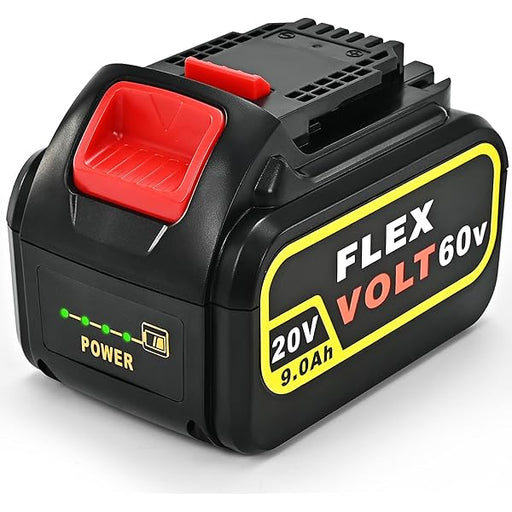 20V 60V 9.0Ah Compatible Replacement Battery For DeWalt MAX Flexvolt Cordless Power Tools - Battery Mate