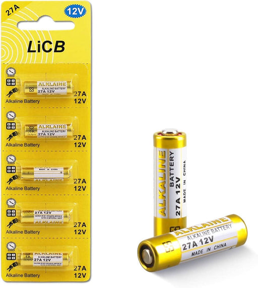 27A 12V Alkaline Battery (5 - Pack) - Battery Mate