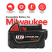 2x Pack For Milwaukee Compatible M18 18V XC 5.0Ah Battery - Battery Mate