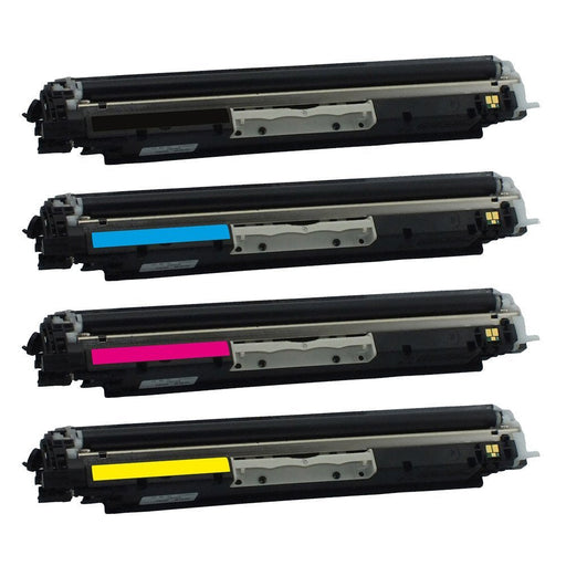 4x Generic CE310A CE311A CE312A CE313 Toner Cartridge CP1025NW LaserJet PRO100 - Battery Mate