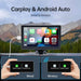 7" Portable Wireless Apple Carplay Android Auto Car Stereo Radio Bluetooth + CAM - Battery Mate