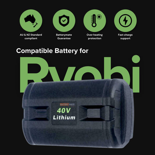 7.0Ah For Ryobi 36V / 40V Li - ion Battery BPL3626 BPL3626D BPL3640 BPL3640D | Upgraded - Battery Mate