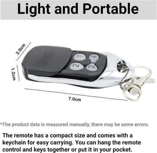 ATA PTX5 TrioCode GDO Garage Door Remote Replacement PTX - 5v1 GDO 11v1/6v3/6v4 PTX5v1 - Battery Mate