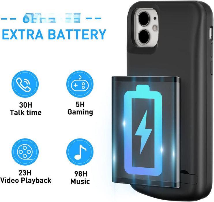 For iPhone 11 Pro Max Smart Battery Power Bank Charger Cover - Battery Mate