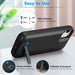 For iPhone 12 Mini Smart Battery Power Bank Charger Cover - Battery Mate