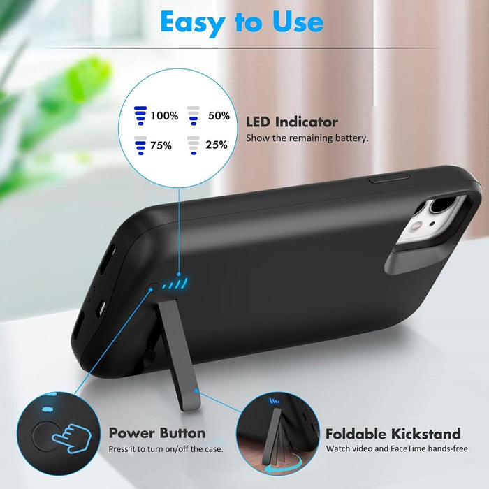 For iPhone 13 Mini Battery Charger Power Bank Charging Case - Battery Mate