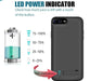 For iPhone 6 Plus Battery Power Bank Pack Charging Cover - Battery Mate