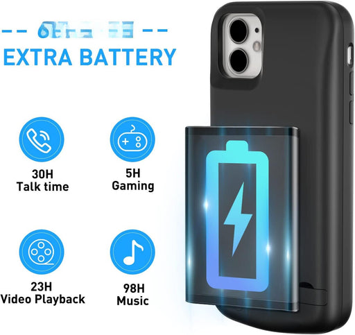 For iPhone XS Smart Battery Power Bank Charger Cover - Battery Mate