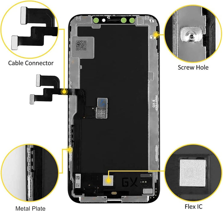 iPhone XS LCD Replacement Screen Assembly Kit - Battery Mate