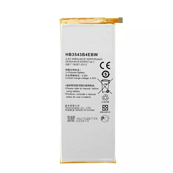 Li - ion Battery For HUAWEI Ascend P7, L00, L05, L07, L09, P7 - L10, HB3543B4EBW - Battery Mate