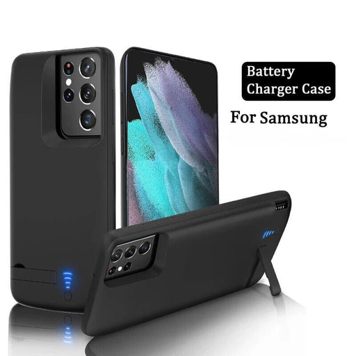 Rechargeable Samsung S21 Battery Case Portable Power Bank Shock - Battery Mate