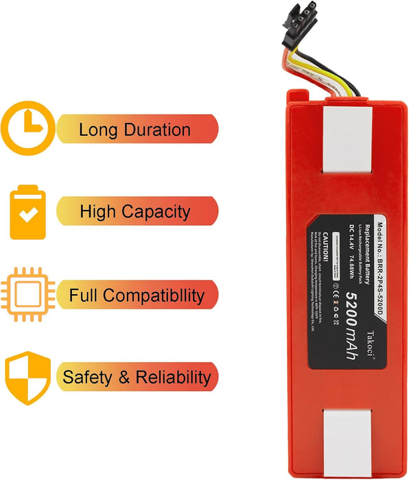 Roborock S8, S7, S6, S5, Q Revo, Mi Series Battery Replacement (Non - OEM) - Battery Mate