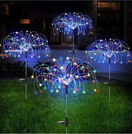 Solar Firework Light LED Garden Lights Pathway Backyard Decorative Lights 2 Modes - 120LED - Battery Mate