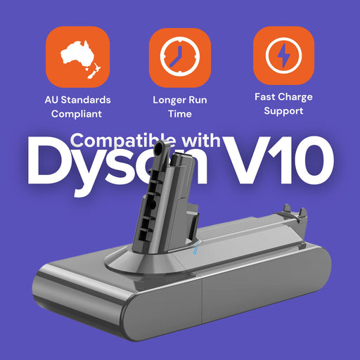 Vacuum Cleaner Battery Compatible with Dyson V10 & SV12 | Upgraded Long Lasting - Battery Mate