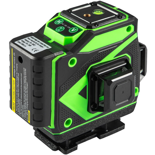 12 Lines Green Laser Level Self Leveling 3x360° Cross Line - Battery Mate