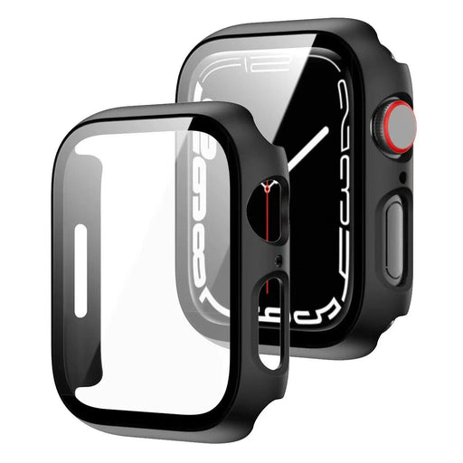 2 Pack | 42mm For Apple Watch iWatch Ultra 8 SE 7 6 5 4 Screen Protector Case | Black - Battery Mate