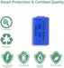 [2 Pack] Blue Cell CR2 3V CR2 Lithium Battery CR15H270 CR15270 15270 15266 DLCR2 - Battery Mate