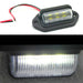 2PCS 6 LED License Number Plate Light Lamps for Truck SUV Trailer Lorry 12/24V - Battery Mate