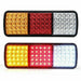 2x 75 LED Tail Lights Stop Indicator Reverse Lamp 24V Trailer Truck Ute Light - Battery Mate