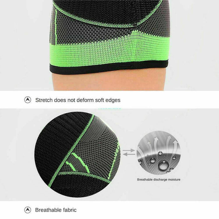 3D Weaving Knee Brace Support Running Jogging Sports | Large - Battery Mate