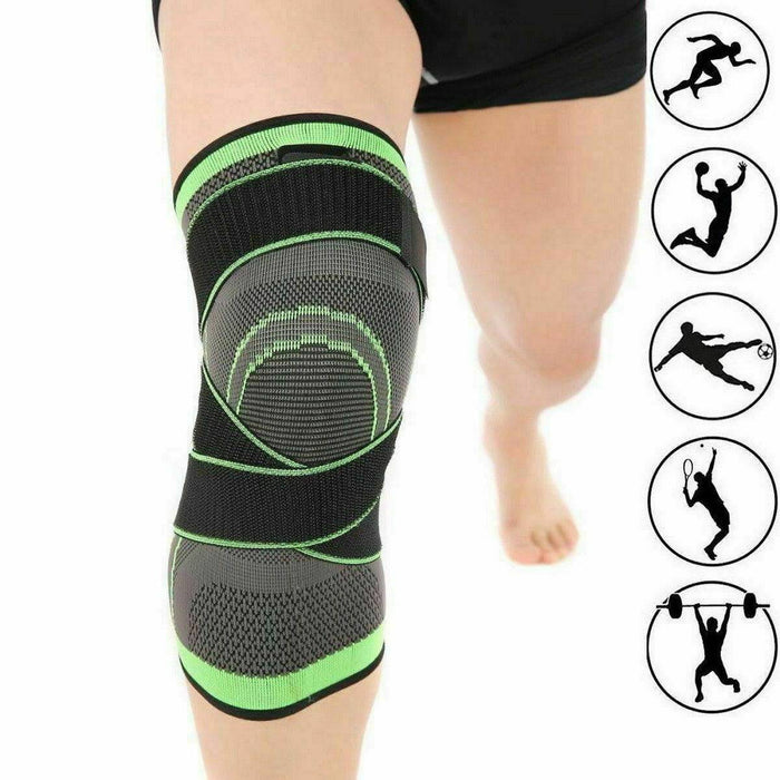 3D Weaving Knee Brace Support Running Jogging Sports | Medium - Battery Mate