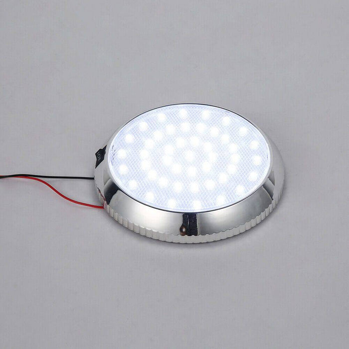 46-LED 12V Caravan Boat Truck Car Interior Roof Ceiling Dome Cabin Light - Battery Mate