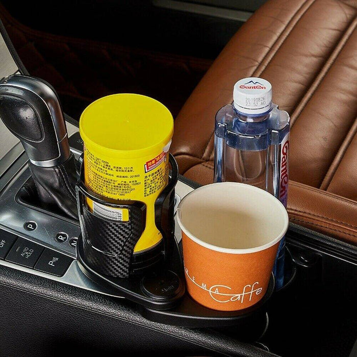 Adjustable 2in1 Car Seat Cup Holder Bottle Drink Coffee Storage Water Bottle AU - Battery Mate