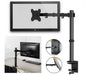 Adjustable Monitor Stand Single Arm Desk Mount Computer LCD TV Holder Display - Battery Mate