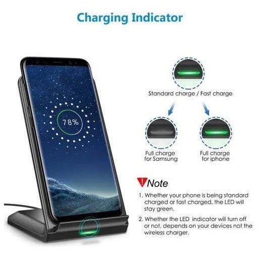 Choetech Wireless Charger Qi 10W Black T524-S - Battery Mate