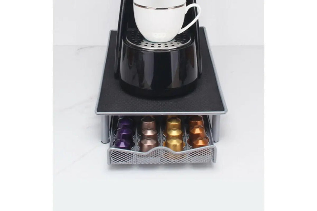 Coffee Capsules Holder Rack 40 Pods Drawer Storage Organizer Nespres Stand - Battery Mate