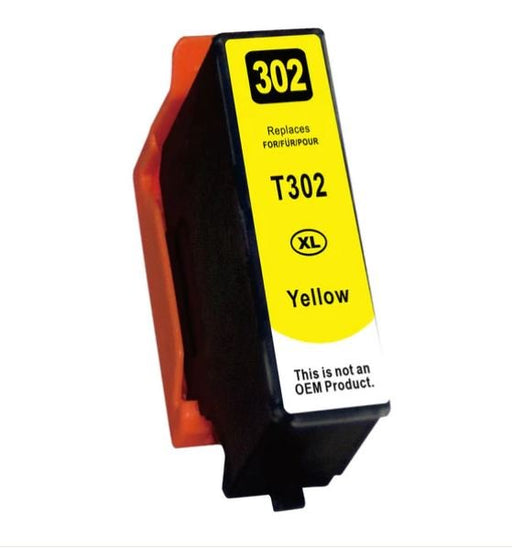 Compatible Epson 302XL (C13T01X192) Yellow High Yield Inkjet Cartridge - Battery Mate