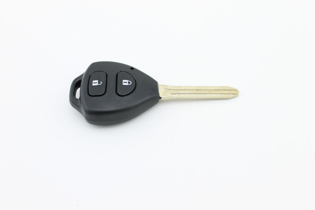 Compatible With Toyota Rav4 Corolla Camry Prado 2 Button Remote Key Shell - Battery Mate