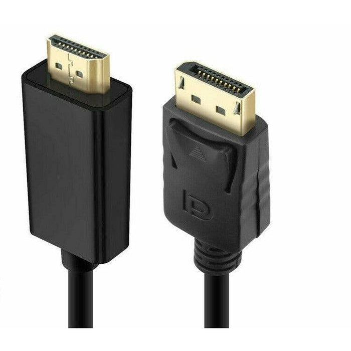 Display Port Male to HDMI Male Cable | 4K UltraHD - Battery Mate