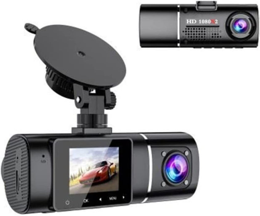 Dual Lens Dash Cam Night Vision, Full HD 1080P Car Recorder Camera 1.5 —  Battery Mate
