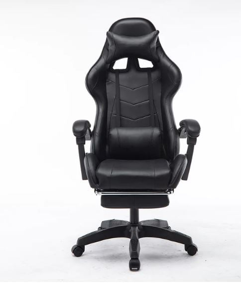 Ergonomic Massage LED Racing Chair , Reclining Swivel Heavy High Back ...