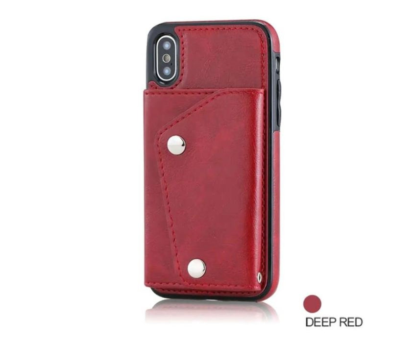 For iPhone 11 Pro Luxury Leather Wallet Shockproof Case Cover - Battery Mate