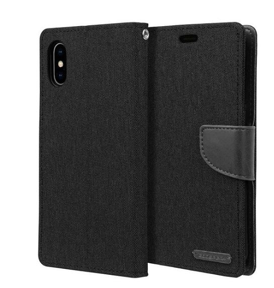 For iPhone 11 Pro Max Wallet Flip Denim Case Cover - Battery Mate