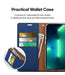 For iPhone 11 Pro Wallet Flip Denim Case Cover - Battery Mate