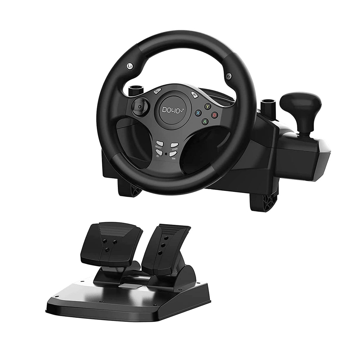 Gaming Racing Steering Wheel | 270 Degree Driving Force Sim with Respo ...