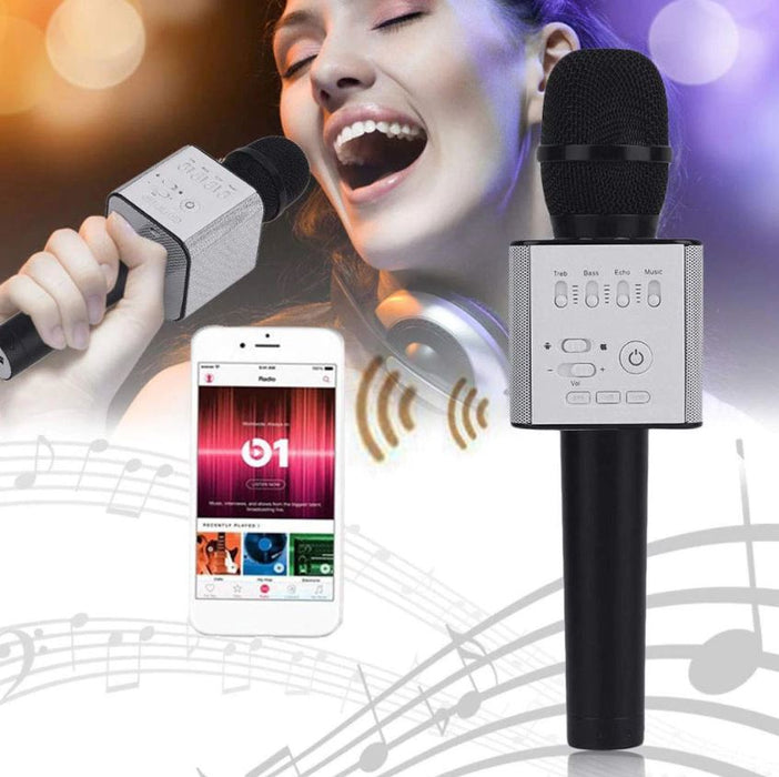 Set of 2 Wireless Karaoke Microphones – 11 Hour Run Time, USB