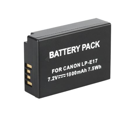LP-e17 1800mAh Replacement Rechargeable Battery for Canon EOS M3 M5 75 ...