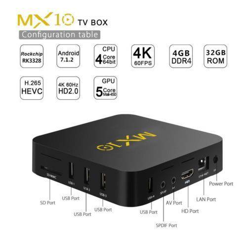 MX10 PRO Smart TV BOX Android 9.0 HD 6K Quad Core Media Video Player Wifi AUSSIE - Battery Mate