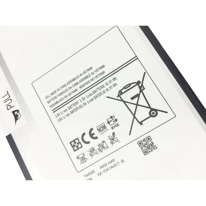 Replacement Battery T4450E GALAXY Tab 3 8.0" P8200 P8210 SM-T310 SM-T311 SM-T315 SM-T3110 AU - Battery Mate